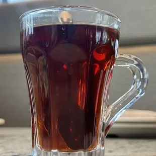 Complimentary after dinner tea.