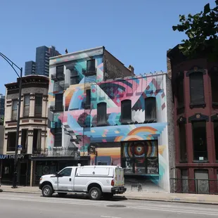 Colorful storefront.