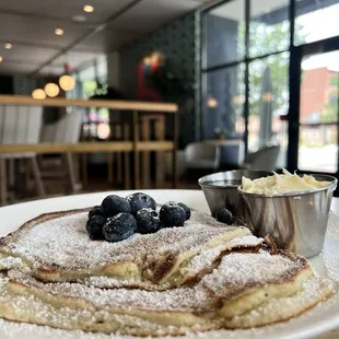 Pancakes lemon ricotta