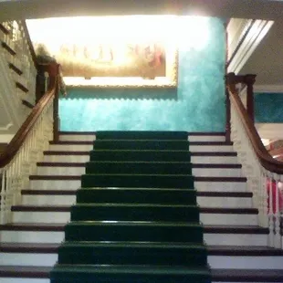 Stepping into the mansion