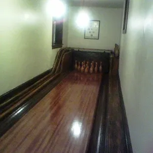 The bowling alley