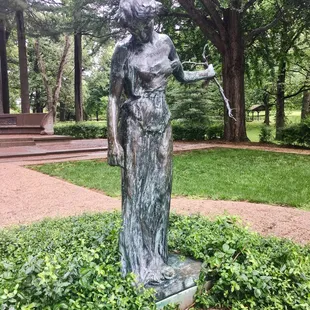 Statue of Daphne on the mansion grounds
