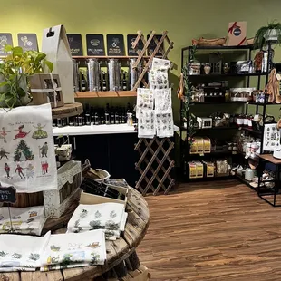 a display of olive oil