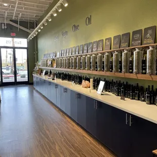 Cute little olive oil &amp; vinegar shop