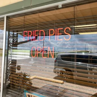 OPEN!! Follow the sign ---