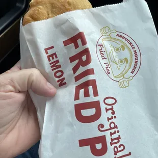 Lemon Fried Pie was SO good
