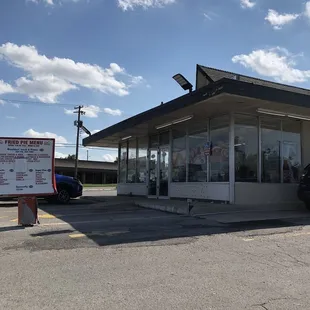 the outside of the building