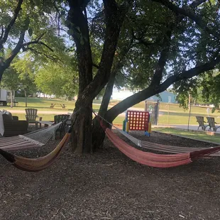 Relaxing hammocks