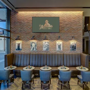 the seating area