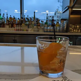Old fashioned (at bar)