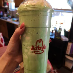 Mint milkshake