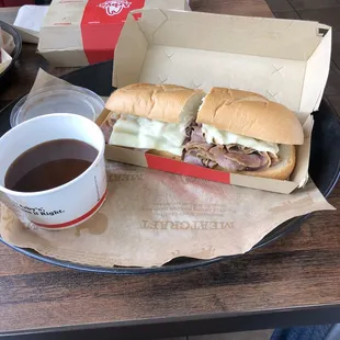 French Dip &amp; Swiss