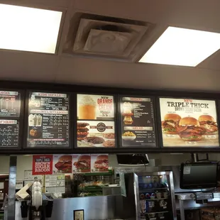 Menu board as of 7/23/2017.