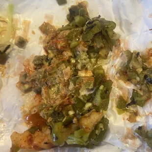 The sauce I asked for in side