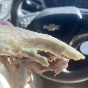 Multiple fuzzies on the bottom half of bread