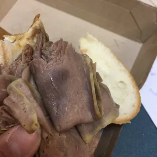 Multi colored meat. ewww!