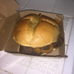 Venison sandwich
