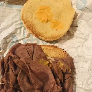 This was my Beef N Cheddar today.