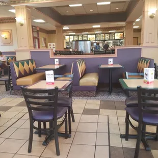 the inside of a restaurant