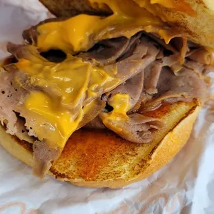 Roast beef and cheddar
