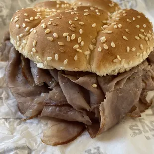 7/8/23 (sat): Double Roast Beef!! Yums!