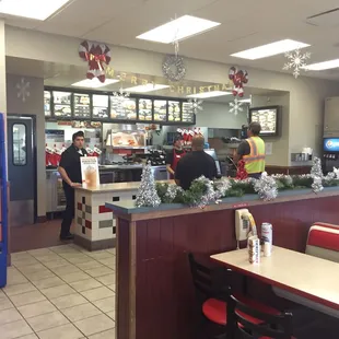 sushi and sashimi, interior