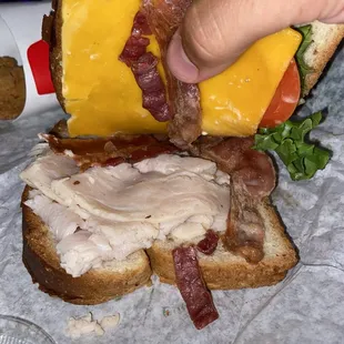 Roast Turkey Ranch &amp; Bacon Sandwich