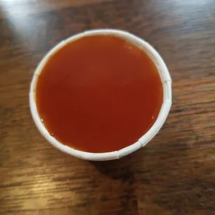 a cup of tea on a table