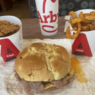 Classic Beef 'n Cheddar. Curly Fries (Small). Chicken Tenders (3 ea.).