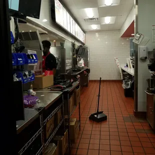 Arbu's drive thru. Keeping it clean!