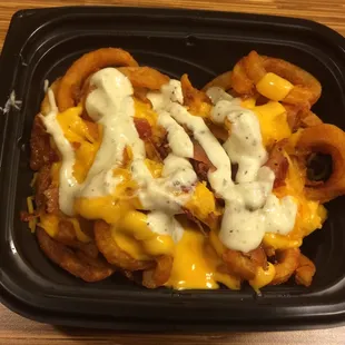 New Loaded Curly Cheese Fries!