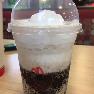 $1 Coke float good mix of ice cream and Coke