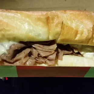 French dip and Swiss