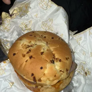 Big Cheesy Bacon Burger