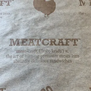 Meatcraft.  I like that word. 7/9/19