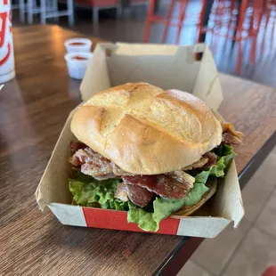 Kings Hawaiian Brown Sugar Bacon BLT Sandwich