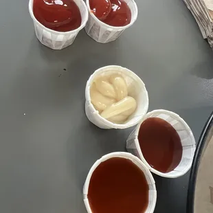 The sauces