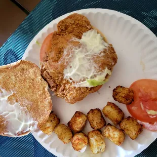 Mayo on mine - 1 side - 3/26/22