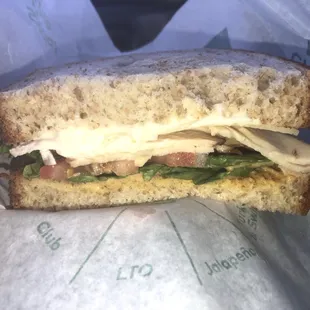 Roast Turkey &amp; Swiss Sandwhich