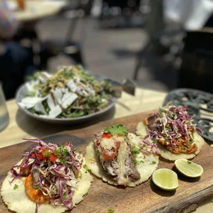 shrimp taco, short rib taco, duck taco. so bomb.