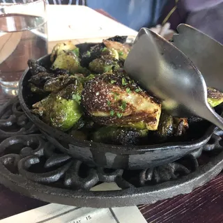 Charred Brussels