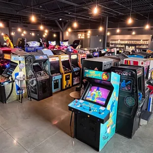 Modern and Retro Arcades at Arcade 92