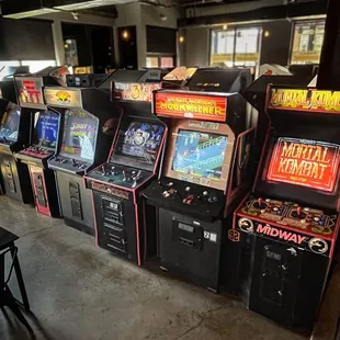 Retro arcade games from the 70s, 80s and 90s!