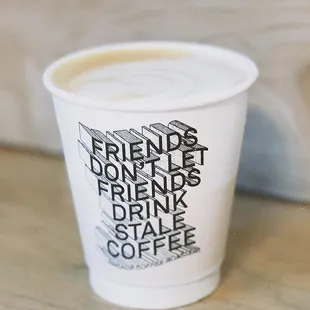 a cup of coffee
