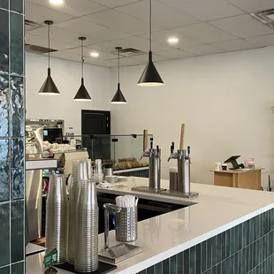 Coffee bar and baked goods window :)