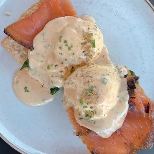 Smoke Salmon Benedict
