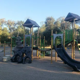 The larger childrens' play area