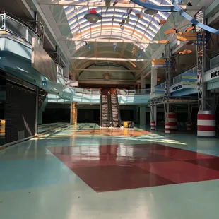 Only thing in an abandoned mall