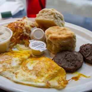 2 Eggs Breakfast Plate