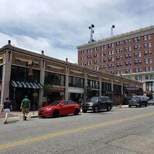 Exterior (It is at the right end of the block)